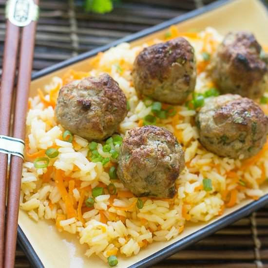 Asian Turkey Meatballs