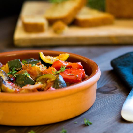 Baked Ratatouille with Pummarola