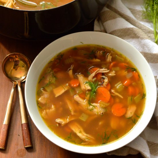 Roasted Chicken Wild Rice Soup