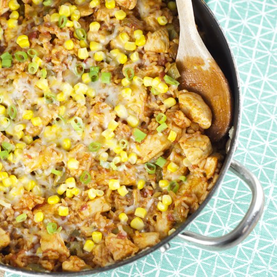 Southwest Skillet Chicken and Rice