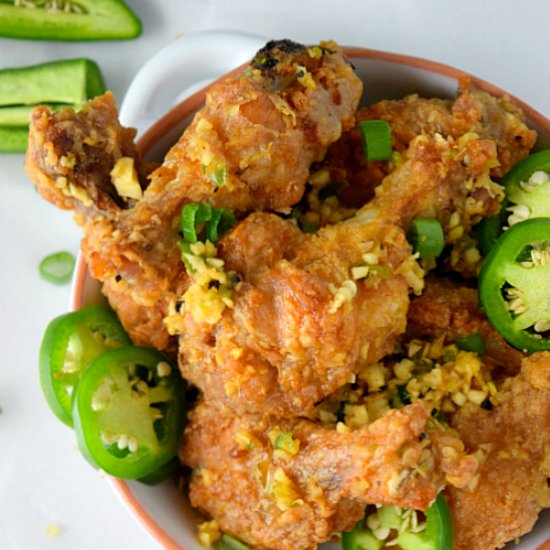 Sweet & Spicy Baked Chicken Wings