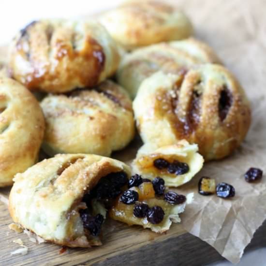 Boozy Eccles Cakes