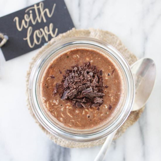 Peanut Butter Cup Overnight Oats