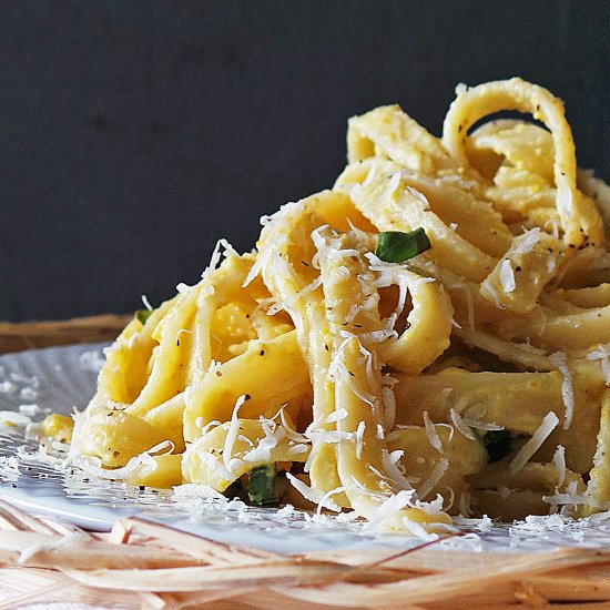 Summer Squash Alfredo