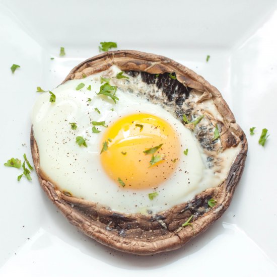 Portobello Baked Eggs