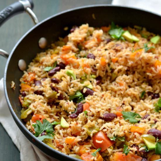 Mexican brown rice quinoa