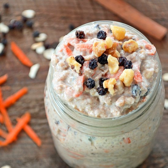 Carrot Cake Overnight Oats