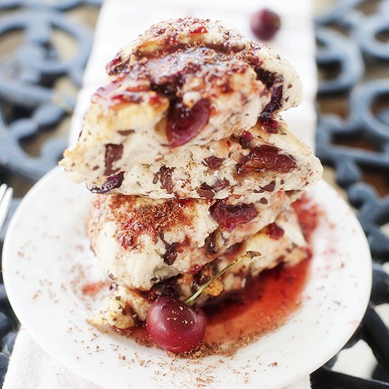 Dark Chocolate Cherry Scones