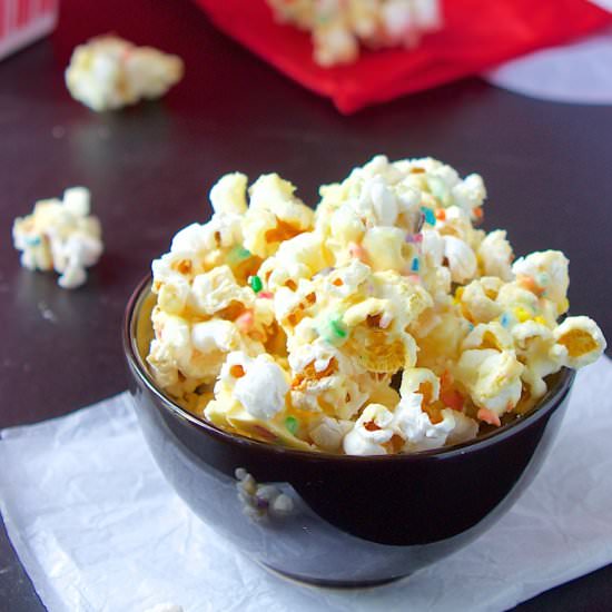 Cake Mix Popcorn