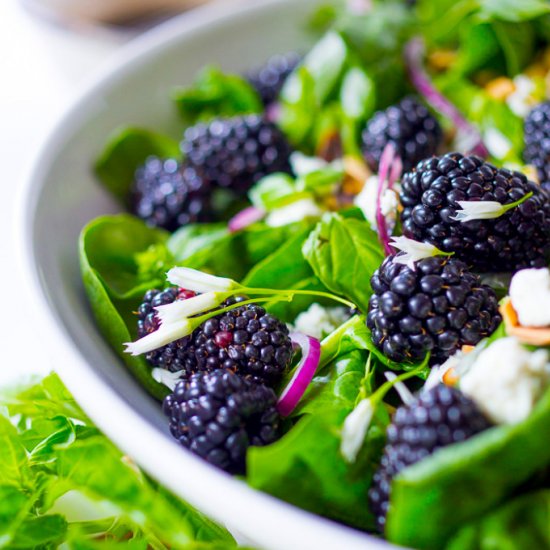 Blackberry Basil Salad