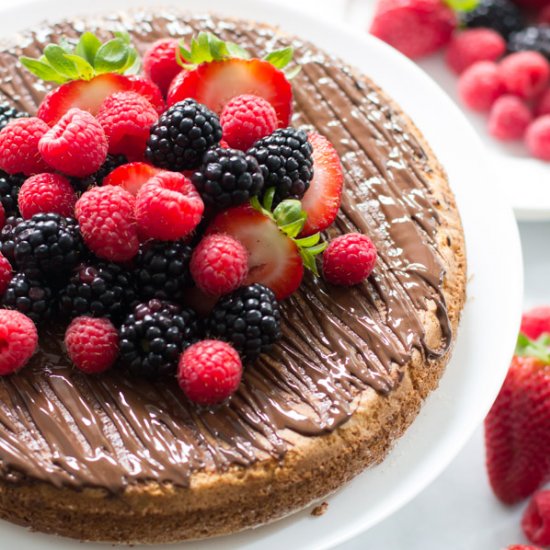 Almond Cake with Berries