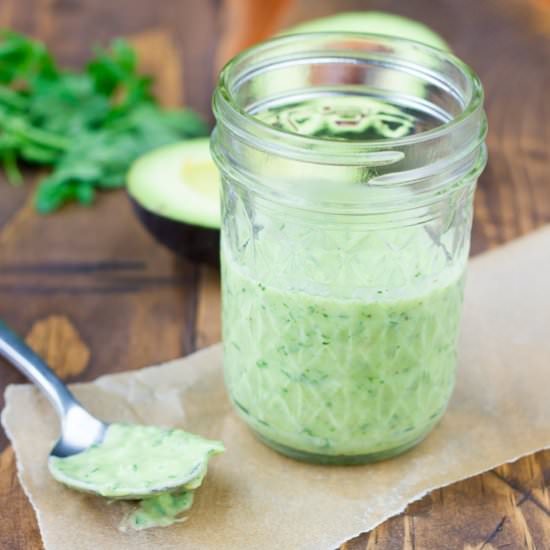 Avocado Green Goddess Dressing