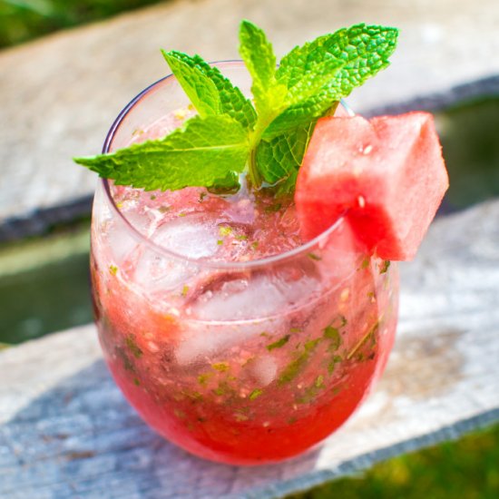 Frozen Watermelon Mojito