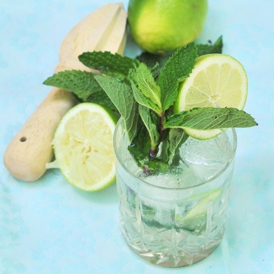 Zesty Lime Mint Virign Cocktail