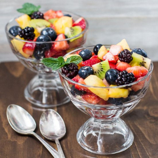 Sparkling Fresh Fruit Salad