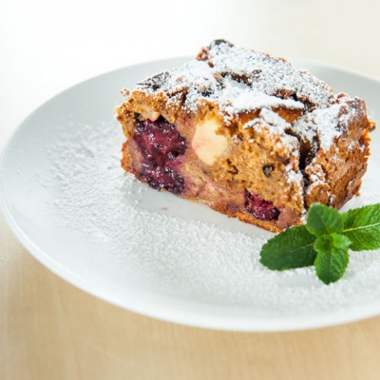 Spelt Cake With Blackberries