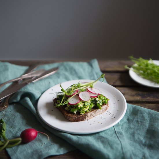 Rustic Pea Pesto