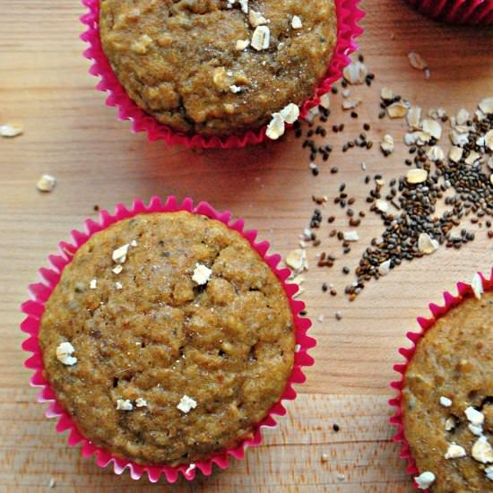 Breakfast Smoothie Muffins