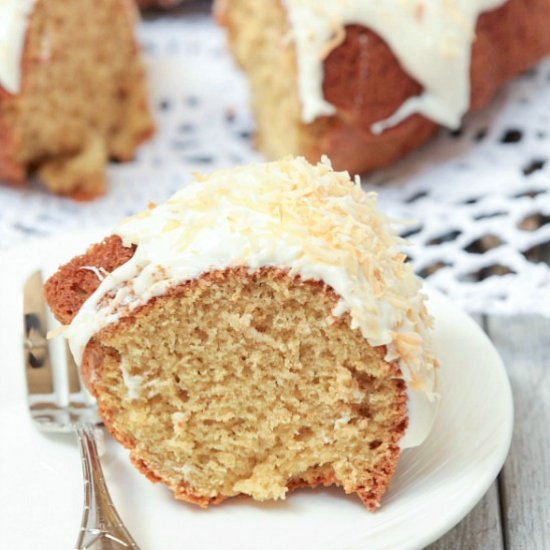 Pina Colada Bundt Cake