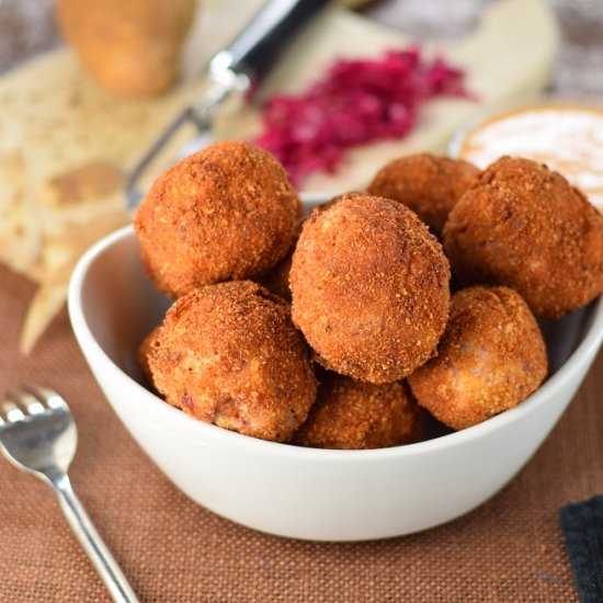 Deep Fried Sauerkraut Balls