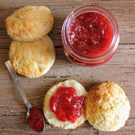 Homemade No Pectin Strawberry Jam