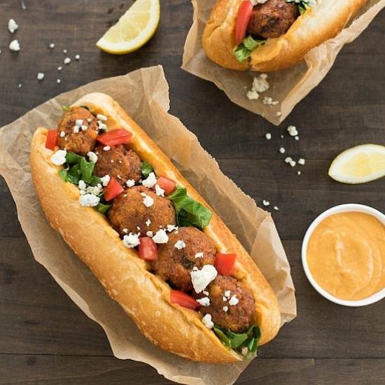 Buffalo Falafel Subs