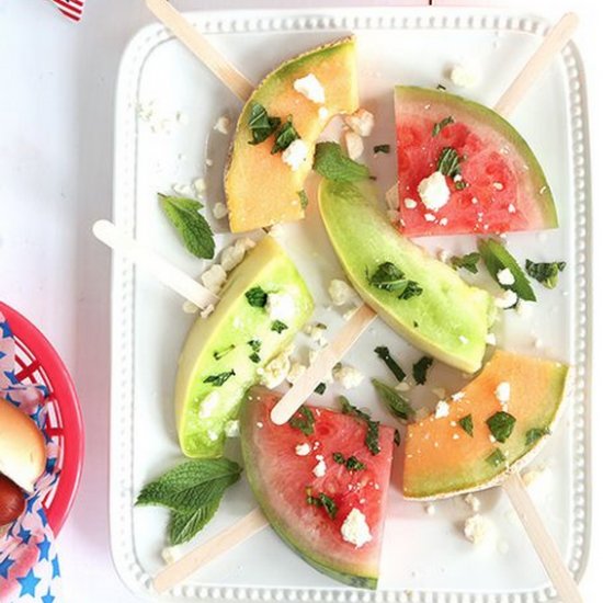 Summer Melon Popsicles