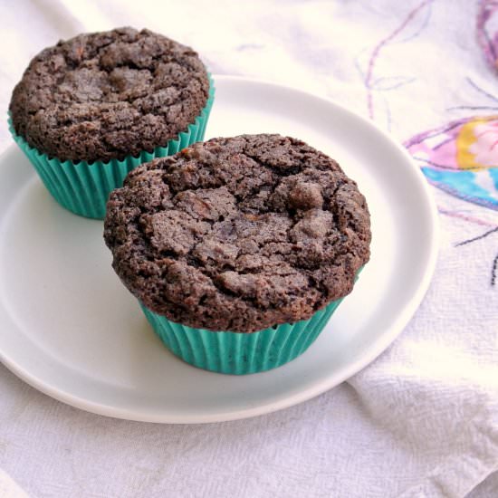 Zucchini Brownie Cupcakes