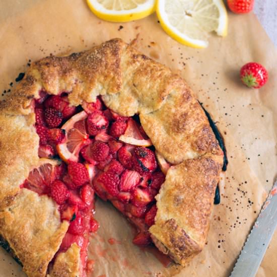 Strawberry Galette