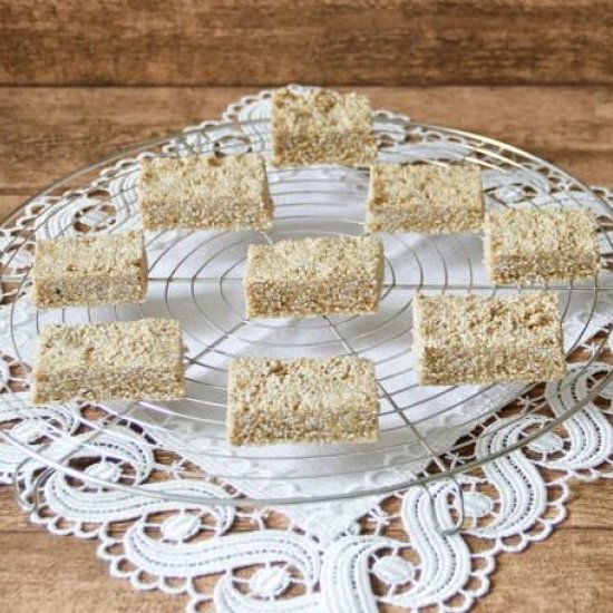 Cashew Coconut Amaranth Bars