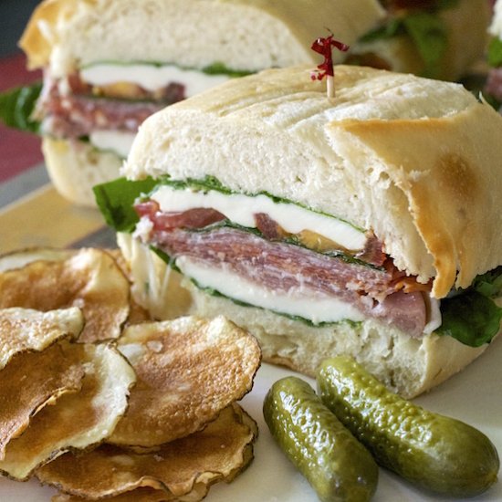 Pressed Italian Picnic Sandwich