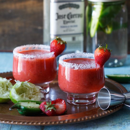 Strawberry Jalapeno Margarita