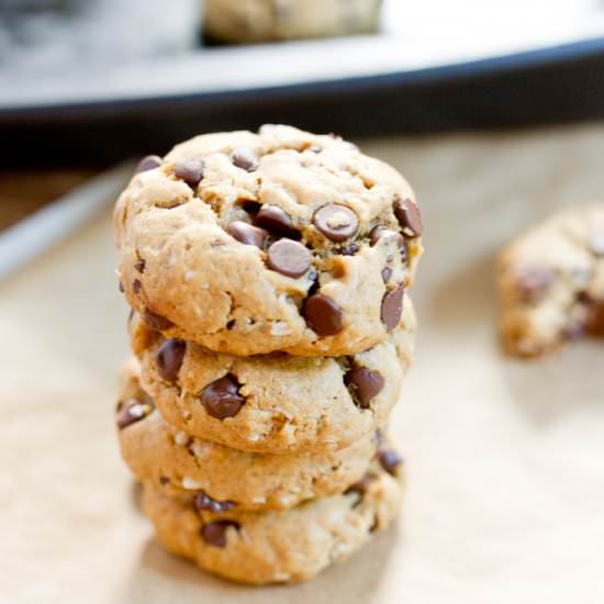 Peanut Butter Chocolate Chip Cookie