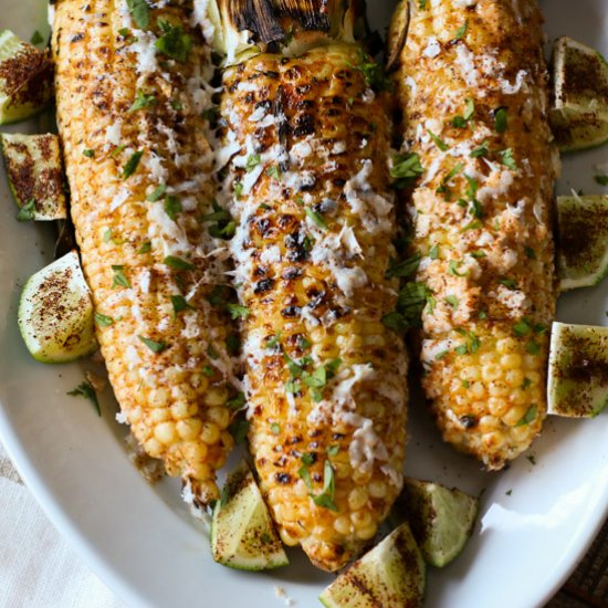 Grilled Mexican Corn