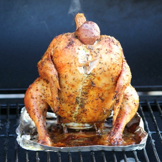 Grilled Beer Can Chicken