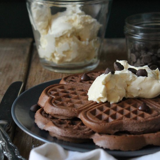 Buttermilk-Chocolate-Waffles