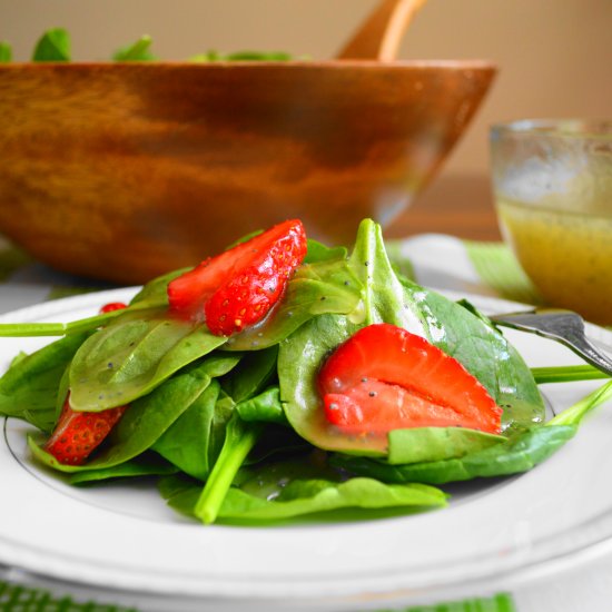 Strawberry Spinach Salad