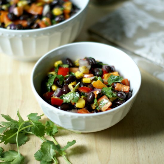 Quick & Easy Mexican Bean Salad