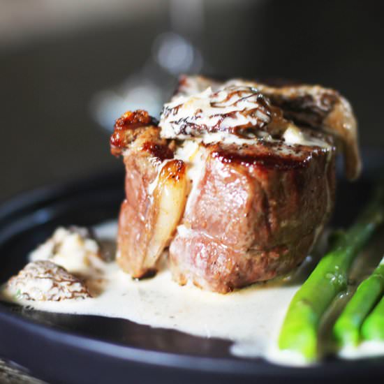 Filet Mignon with Morel Sauce