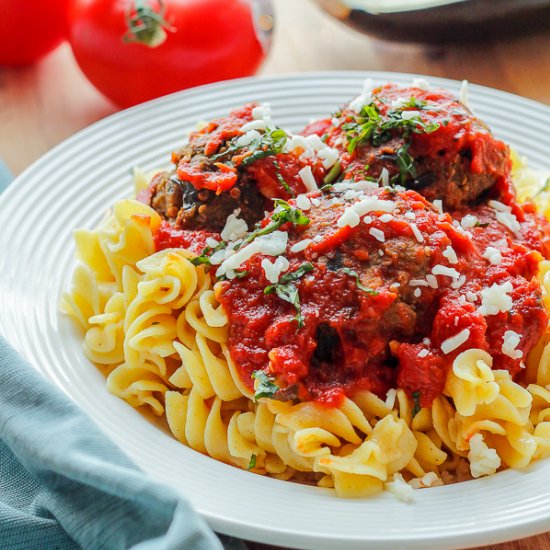 Vegan Eggplant Meatballs