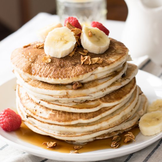 Matcha Green Tea Pancakes