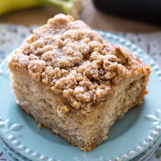 {Skinny} Honey Banana Coffee Cake