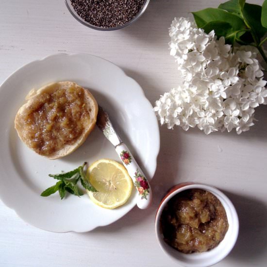 Rhubarb Chia Seeds Jam