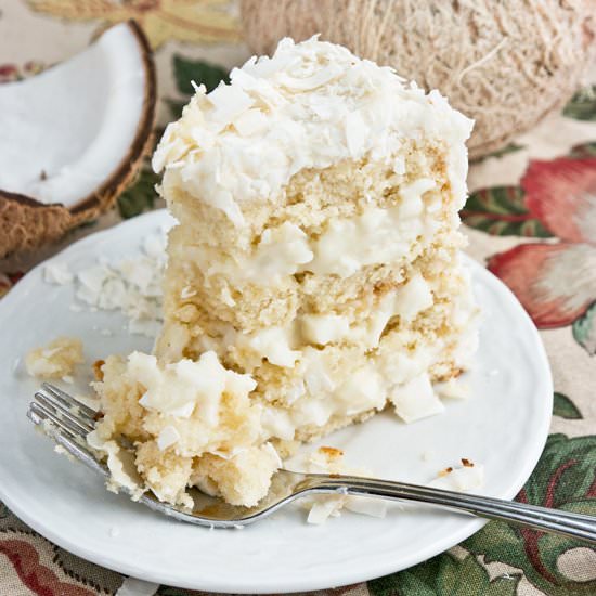 Fresh Coconut Dream Cake