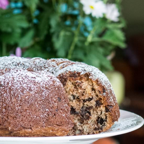 Chocolate Pecan Bundt Cake