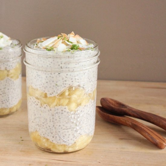 Coconut-Banana Chia Pudding