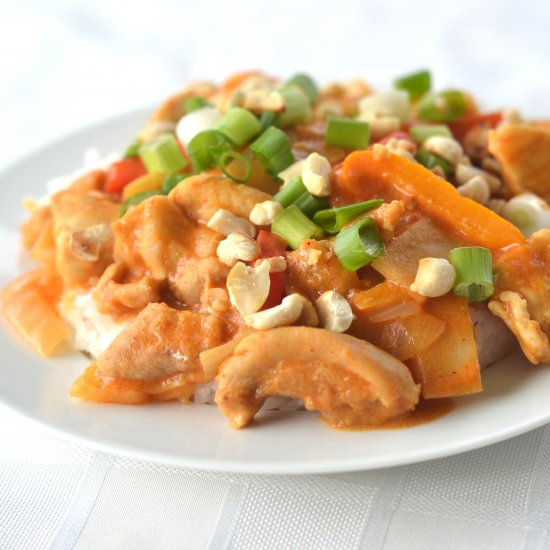 Thai Peanut Curry with Chicken