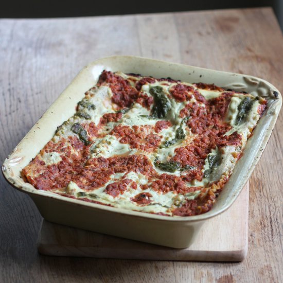 Tricolor Lasagne