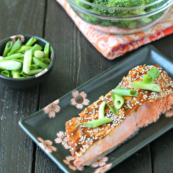 Sesame Hoisin Baked Salmon