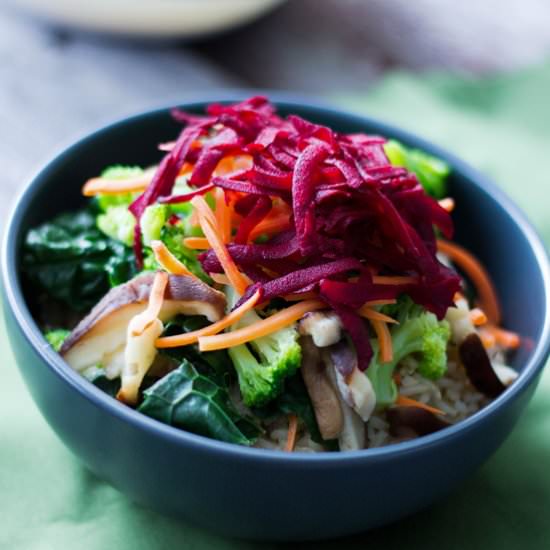 Brown Rice Veggie Bowl